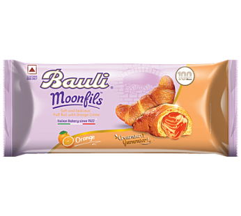 Moonfils – Orange Cream, Centre Filled Puff Rolls, Italian Recipe, Soft & Delicious
