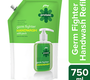 Liquid Handwash Refill – Germ Fighter Neem & Aloe Vera, Keeps Skin Hydrated