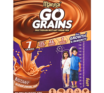 Go Grains Multigrain Instant Drink Mix – For Growth & Immunity, Chocolate Flavour