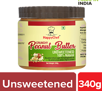 Peanut Butter – Crunchy, 100% Natural, Unsweetened