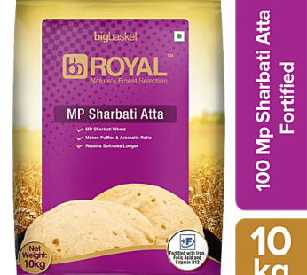 Atta Sharbati 100% Mp Whole Wheat, Rotis Stay Softer For Longer